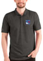 New York Rangers Antigua Esteem Polo Shirt - Black