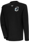Main image for Antigua Minnesota United FC Mens Black Flier Bunker Long Sleeve Crew Sweatshirt