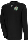 Main image for Antigua Boston Celtics Mens Black Flier Bunker Long Sleeve Crew Sweatshirt
