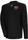 Main image for Antigua Chicago Bulls Mens Black Flier Bunker Long Sleeve Crew Sweatshirt