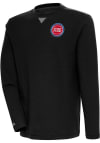 Main image for Antigua Detroit Pistons Mens Black Flier Bunker Long Sleeve Crew Sweatshirt