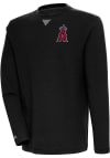Main image for Antigua Los Angeles Angels Mens Black Flier Bunker Long Sleeve Crew Sweatshirt