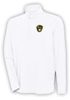 Main image for Antigua Milwaukee Brewers Mens White Hunk Long Sleeve 1/4 Zip Pullover