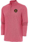 Main image for Antigua Atlanta United FC Mens Red Hunk Long Sleeve 1/4 Zip Pullover
