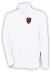 Main image for Antigua Real Salt Lake Mens White Hunk Long Sleeve 1/4 Zip Pullover