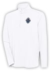 Main image for Antigua Vancouver Whitecaps FC Mens White Hunk Long Sleeve 1/4 Zip Pullover