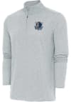 Main image for Antigua Dallas Mavericks Mens Grey Hunk Long Sleeve 1/4 Zip Pullover