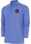 Main image for Antigua Golden State Warriors Mens Blue Hunk Long Sleeve 1/4 Zip Pullover