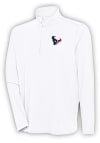 Main image for Antigua Houston Texans Mens White Hunk Long Sleeve 1/4 Zip Pullover