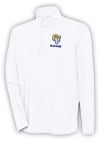 Main image for Antigua Los Angeles Rams Mens White Hunk Long Sleeve 1/4 Zip Pullover