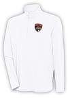 Main image for Antigua Florida Panthers Mens White Hunk Long Sleeve 1/4 Zip Pullover