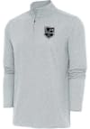 Main image for Antigua Los Angeles Kings Mens Grey Hunk Long Sleeve 1/4 Zip Pullover