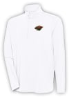 Main image for Antigua Minnesota Wild Mens White Hunk Long Sleeve 1/4 Zip Pullover