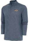 Main image for Antigua Nashville Predators Mens Navy Blue Hunk Long Sleeve 1/4 Zip Pullover