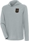 Main image for Antigua Los Angeles FC Mens Grey Strong Hold Long Sleeve Hoodie