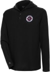 Main image for Antigua New England Revolution Mens Black Strong Hold Long Sleeve Hoodie