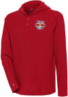 Main image for Antigua New York Red Bulls Mens Red Strong Hold Long Sleeve Hoodie