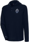 Main image for Antigua Vancouver Whitecaps FC Mens Navy Blue Strong Hold Long Sleeve Hoodie