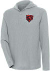 Main image for Antigua Chicago Bears Mens Grey Strong Hold Long Sleeve Hoodie