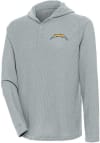 Main image for Antigua Los Angeles Chargers Mens Grey Strong Hold Long Sleeve Hoodie