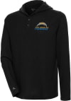 Main image for Antigua Los Angeles Chargers Mens Black Strong Hold Long Sleeve Hoodie