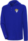 Main image for Antigua Los Angeles Rams Mens Blue Strong Hold Long Sleeve Hoodie