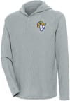 Main image for Antigua Los Angeles Rams Mens Grey Strong Hold Long Sleeve Hoodie