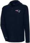 Main image for Antigua New England Patriots Mens Navy Blue Strong Hold Long Sleeve Hoodie