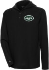 Main image for Antigua New York Jets Mens Black Strong Hold Long Sleeve Hoodie