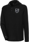 Main image for Antigua Los Angeles Kings Mens Black Strong Hold Long Sleeve Hoodie
