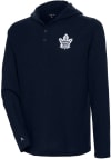 Main image for Antigua Toronto Maple Leafs Mens Navy Blue Strong Hold Long Sleeve Hoodie