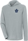 Main image for Antigua Toronto Maple Leafs Mens Grey Strong Hold Long Sleeve Hoodie