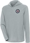 Main image for Antigua Winnipeg Jets Mens Grey Strong Hold Long Sleeve Hoodie