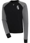 Main image for Antigua Chicago White Sox Womens Black Flier Bunker Crew Sweatshirt