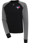 Main image for Antigua Toronto Blue Jays Womens Black Flier Bunker Crew Sweatshirt