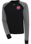 Main image for Antigua Detroit Pistons Womens Black Flier Bunker Crew Sweatshirt