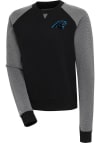 Main image for Antigua Carolina Panthers Womens Black Flier Bunker Crew Sweatshirt