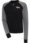 Main image for Antigua Denver Broncos Womens Black Flier Bunker Crew Sweatshirt