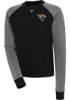 Main image for Antigua Jacksonville Jaguars Womens Black Flier Bunker Crew Sweatshirt