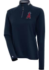 Main image for Antigua Los Angeles Angels Womens Navy Blue Milo 1/4 Zip Pullover