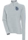 Main image for Antigua Tampa Bay Rays Womens Grey Milo 1/4 Zip Pullover
