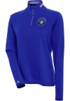 Main image for Antigua Montreal Impact Womens Blue Milo 1/4 Zip Pullover