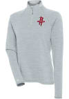 Main image for Antigua Houston Rockets Womens Grey Milo 1/4 Zip Pullover