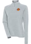 Main image for Antigua Los Angeles Lakers Womens Grey Milo 1/4 Zip Pullover