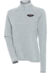 Main image for Antigua New Orleans Pelicans Womens Grey Milo 1/4 Zip Pullover