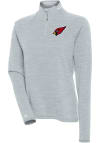 Main image for Antigua Arizona Cardinals Womens Grey Milo 1/4 Zip Pullover