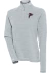 Main image for Antigua Atlanta Falcons Womens Grey Milo 1/4 Zip Pullover