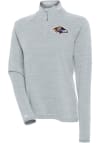 Main image for Antigua Baltimore Ravens Womens Grey Milo 1/4 Zip Pullover