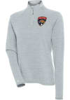 Main image for Antigua Florida Panthers Womens Grey Milo 1/4 Zip Pullover