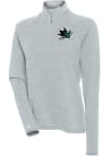 Main image for Antigua San Jose Sharks Womens Grey Milo Qtr Zip